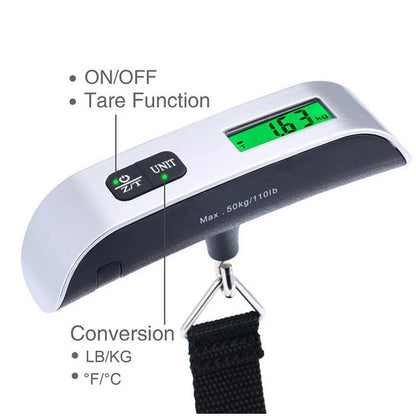 Portable Electronic Luggage Scale